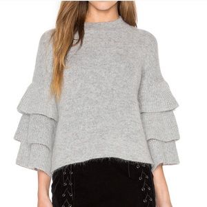 Endless Rose Sweater with Ruffled Sleeves